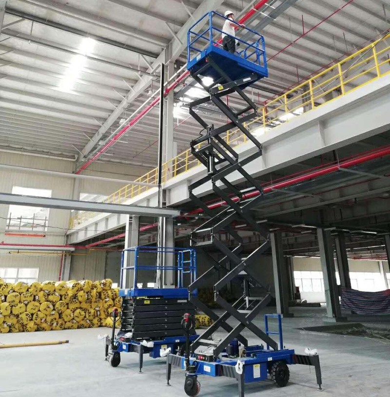 东方助力行走剪叉式高空作业平台